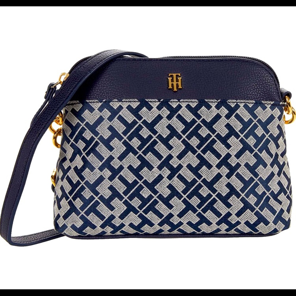 Blue Tommy Hilfiger Crossbody handbag